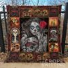 Skull Quilt Blanket Ver 14  Quilt